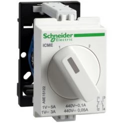 SCHNEIDER Acti9, ICME Commutateur Rotatif 2 Directions Pour Circuits électroniques (A9E15122)