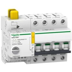 SCHNEIDER Acti9, Reflex IC60N Disjonct. à Commande Intégrée Interface Ti24 10A 4P Courbe C (A9C62410)
