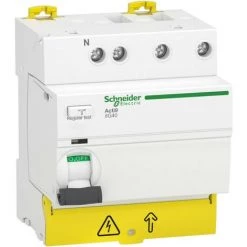 SCHNEIDER Acti9 IIG40 - Interrupteur Différentiel Tête De Groupe - 3P+N 63A 30mA Type AC (A9R67763)