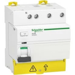 SCHNEIDER Acti9 IIG40K - Interrupteur Différentiel Tête De Groupe - 3P+N 40A 30mA Type AC (A9R69740)