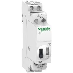 SCHNEIDER Acti9, ITLI Télérupteur Inverseur 16A 1NO+1NF 12VCA 6VCC 50-60Hz (A9C30015)