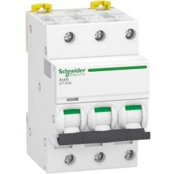 SCHNEIDER Acti9 IDT40N - Disjoncteur Modulaire - 3P D 6A 6000A/10kA (A9P34306)