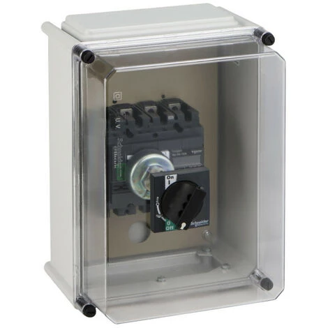 SCHNEIDER COFFRET ISOLANT CDE ROT STD PROLONGEE COFFRET ISOLANT IP55 VIGI NSX400/630 (LV432666) 3 SCHNEIDER COFFRET ISOLANT CDE ROT STD PROLONGEE COFFRET ISOLANT IP55 VIGI NSX400/630 (LV432666)