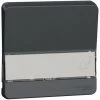 SCHNEIDER Mureva Styl - Enjoliveur Porte étiquette Lumineux - IP55 - IK08 - Gris (MUR34203)