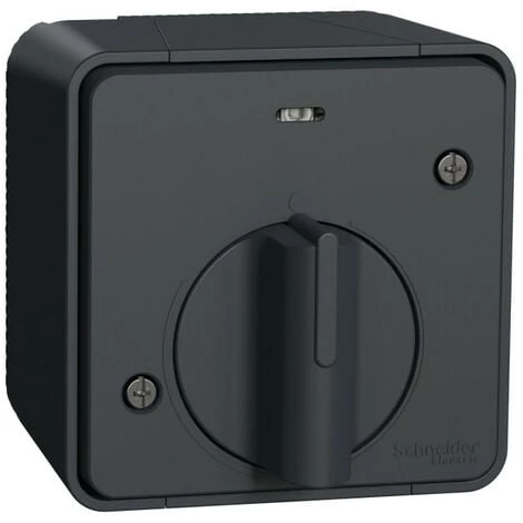 SCHNEIDER Mureva Styl - Interrupteur Temporisé LED - Saillie - IP55 - IK08 - Gris (MUR35067) 3 SCHNEIDER Mureva Styl - Interrupteur Temporisé LED - Saillie - IP55 - IK08 - Gris (MUR35067)