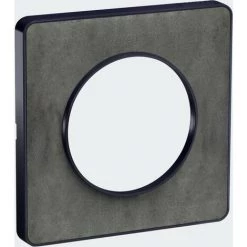 SCHNEIDER Odace Touch, Plaque Ardoise Avec Liseré Anthracite 1 Poste (S540802V)