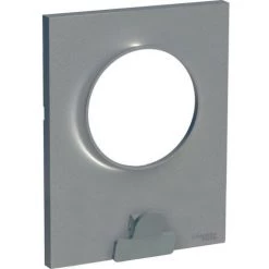 SCHNEIDER Odace Styl Pratic - Plaque Avec Pince Multi-usage - 1 Poste - Alu (S530742)