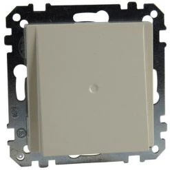 SCHNEIDER Merten M-Plan - Enjoliv. Commande Lumineuse Simple D'éclairage - Sable Brill. (MTN432844)