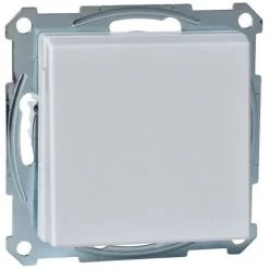 SCHNEIDER Merten M-Plan - Prise 2P+T - Std All.- IP44 - Borne Auto - Blanc Antimicrobien (MTN2310-0325)