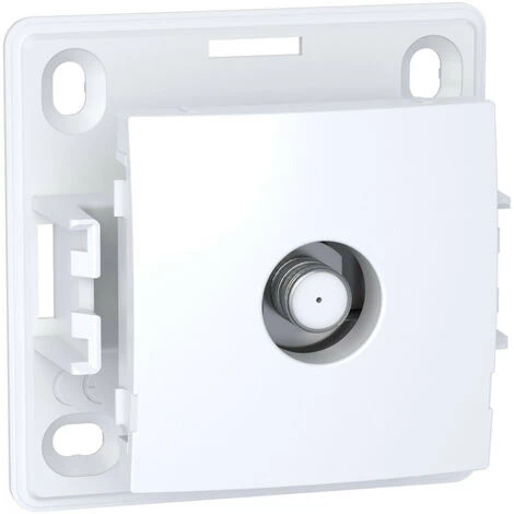 SCHNEIDER Alréa - Embase + Enjoliveur Prise SAT - Type F - 500mA Téléalim - Blanc Polaire (ALB61312P) 3 SCHNEIDER Alréa - Embase + Enjoliveur Prise SAT - Type F - 500mA Téléalim - Blanc Polaire (ALB61312P)