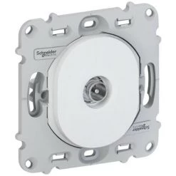 SCHNEIDER Ovalis - Prise TV Simple - Sans Plaque De Finition (S261405)