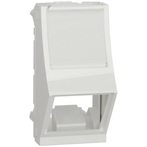 SCHNEIDER Unica - Prise Pour 1 RJ45 S-One Incliné - 1 Mod - Blanc Antimicrob - Méca Seul (NU940620) 3 SCHNEIDER Unica - Prise Pour 1 RJ45 S-One Incliné - 1 Mod - Blanc Antimicrob - Méca Seul (NU940620)