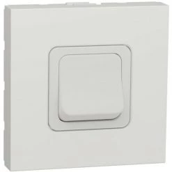 SCHNEIDER Unica - Interrupteur Bipolaire - 20A - 2 Mod - Blanc - Méca Seul (NU322518)