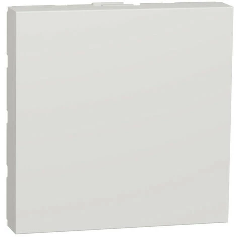 SCHNEIDER Unica - Obturateur - 2 Modules - Blanc Antimicrobien - Mécanisme Seul (NU986620) 3 SCHNEIDER Unica - Obturateur - 2 Modules - Blanc Antimicrobien - Mécanisme Seul (NU986620)