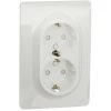 SCHNEIDER Unica - Prise Double 2P+T Pour Boîte 1P - DE - Vis - Blanc - Méca + Plaque (NU206718) 1 SCHNEIDER Unica - Prise Double 2P+T Pour Boîte 1P - DE - Vis - Blanc - Méca + Plaque (NU206718) -SCHNEIDER Soldes 31840182 1