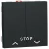SCHNEIDER Unica - Cde Volet-roulant - Double Poussoir + STOP - 2 Mod - Anthra - Méca Seul (NU323754) 1 SCHNEIDER Unica - Cde Volet-roulant - Double Poussoir + STOP - 2 Mod - Anthra - Méca Seul (NU323754) -SCHNEIDER Soldes 31840210 1