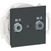 SCHNEIDER Unica - Prise Double Multiservices M-S - Anthracite - Méca Seul (NU545754) 2 SCHNEIDER Unica - Prise Double Multiservices M-S - Anthracite - Méca Seul (NU545754) -SCHNEIDER Soldes 31840234 1