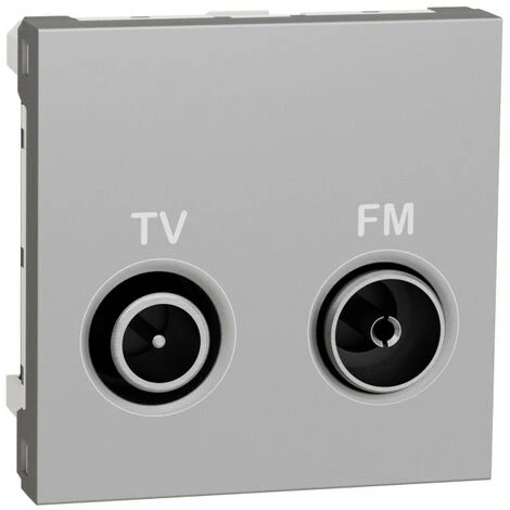 SCHNEIDER Unica - Prise TV + FM - Individuel - 2 Mod - Alu - Méca Seul (NU345130) 3 SCHNEIDER Unica - Prise TV + FM - Individuel - 2 Mod - Alu - Méca Seul (NU345130)
