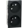 SCHNEIDER Unica - Prise Double 2P+T - FR - 45° - Connexion Rapide - Anthracite - Méca Seul (NU306954) -SCHNEIDER Soldes 31840253 1