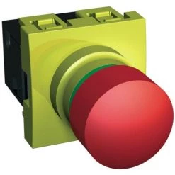 SCHNEIDER Unica - Coup De Poing Arrêt D'urgence Tourner 1/4 De Tour - 10 A - NF + NO (ALB45033)