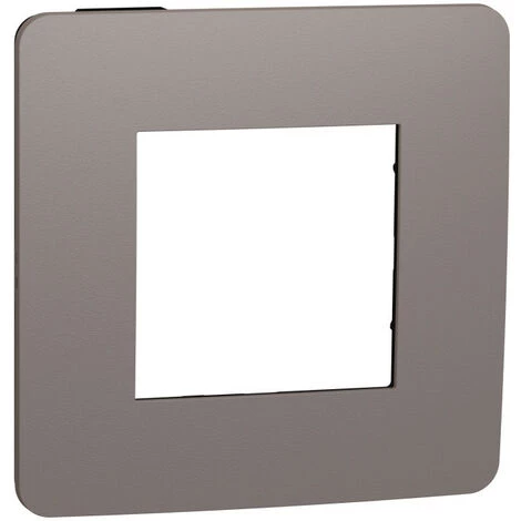 SCHNEIDER Unica Studio Color - Plaque De Finition - Chocolat Liseré Anthracite - 1 Poste (NU280217) 3 SCHNEIDER Unica Studio Color - Plaque De Finition - Chocolat Liseré Anthracite - 1 Poste (NU280217)