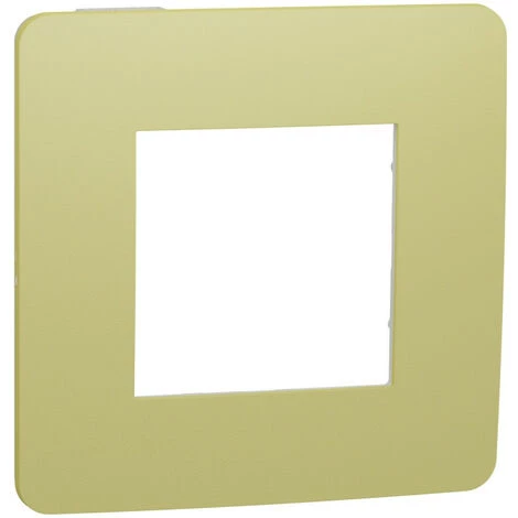 SCHNEIDER Unica Studio Color - Plaque De Finition - Vert Acidulé Liseré Blanc - 1 Poste (NU280211) 3 SCHNEIDER Unica Studio Color - Plaque De Finition - Vert Acidulé Liseré Blanc - 1 Poste (NU280211)