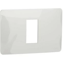 SCHNEIDER Unica Studio - Plaque De Finition - Blanc - 1 Module (NU210118)