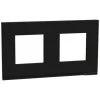 SCHNEIDER Unica Pure - Plaque De Finition - Gomme Noire Liseré Anthracite - 2 Postes (NU600482) 1 SCHNEIDER Unica Pure - Plaque De Finition - Gomme Noire Liseré Anthracite - 2 Postes (NU600482) -SCHNEIDER Soldes 31840303 1