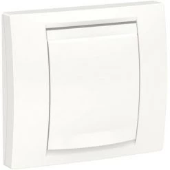 SCHNEIDER Unica - Plaque De Finition IP44 - Blanc - 1 Poste (NU044218)