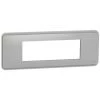 SCHNEIDER Unica Pro - Plaque De Finition - Alu - 6 Modules (NU411630) -SCHNEIDER Soldes 31840319 1