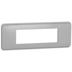 SCHNEIDER Unica Pro - Plaque De Finition - Alu - 6 Modules (NU411630)