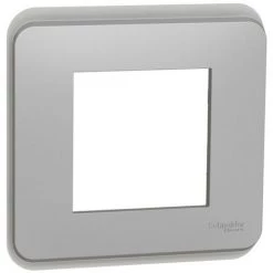 SCHNEIDER Unica Pro - Plaque De Finition - Alu - 1 Poste (NU400230)