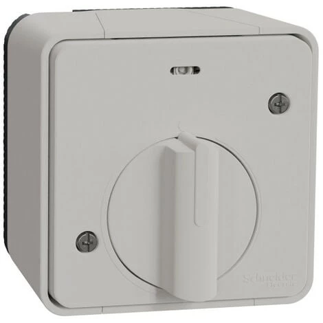 SCHNEIDER Mureva Styl - Interrupteur Temporisé LED - Saillie - IP55 - IK08 - Blanc (MUR39067) 3 SCHNEIDER Mureva Styl - Interrupteur Temporisé LED - Saillie - IP55 - IK08 - Blanc (MUR39067)