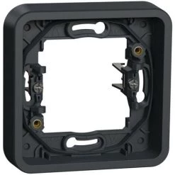 SCHNEIDER Mureva Styl - Cadre 1 Poste à Griffes - Encastré - IP55 - IK08 - Gris (MUR34108)