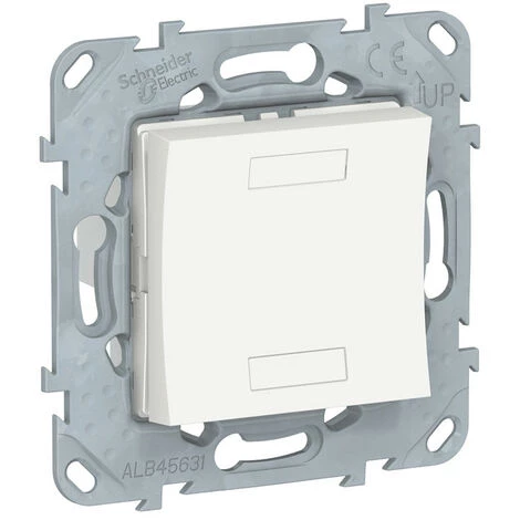 SCHNEIDER Unica KNX - Bouton-poussoir 2 Boutons + Led - Blanc Antibactérien (NU553020) 3 SCHNEIDER Unica KNX - Bouton-poussoir 2 Boutons + Led - Blanc Antibactérien (NU553020)