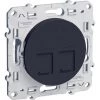 SCHNEIDER Odace, Prise Double RJ45 Anthracite, Grade 3 (multimédia) Cat. 6 STP, à Vis (S540486) -SCHNEIDER Soldes 31840413 1