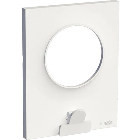 SCHNEIDER Odace Styl Pratic, Plaque Blanc Avec Pince Multi-usage 1 Poste (S520742) 3 SCHNEIDER Odace Styl Pratic, Plaque Blanc Avec Pince Multi-usage 1 Poste (S520742)