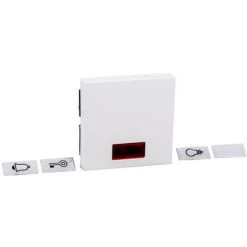 SCHNEIDER Merten M-Plan - Enjoliv. Commande Lumineuse Simple D'éclairage - Antimicrob. (MTN432825)