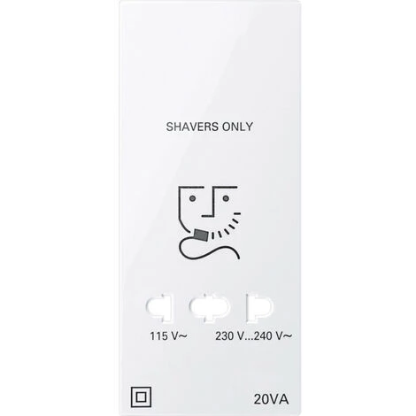 SCHNEIDER Merten M-Plan - Enjoliveur Pour Prise Rasoir - Blanc Antimicrobien Brillant (MTN213625) 3 SCHNEIDER Merten M-Plan - Enjoliveur Pour Prise Rasoir - Blanc Antimicrobien Brillant (MTN213625)