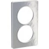 SCHNEIDER Odace Touch, Plaque Aluminium Martelé Avec Liseré Blanc 2 Postes Verticaux 57mm (S520814K) 1 SCHNEIDER Odace Touch, Plaque Aluminium Martelé Avec Liseré Blanc 2 Postes Verticaux 57mm (S520814K) -SCHNEIDER Soldes 31840469 1