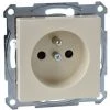 SCHNEIDER Merten M-Plan - Prise 2P+T - NF - Borne à Vis - Sable Brillant (MTN2600-0344)