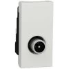 SCHNEIDER Unica - Prise Télévision - TV Mâle - Individuel - 1 Mod - Blanc Anti - Méca Seul (NU346120)
