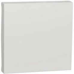 SCHNEIDER Unica - Enjoliveur Interrupteur Ou Bouton-poussoir - 2 Mod - Blanc (NU920018)
