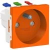 SCHNEIDER Unica - Prise 2P+T - FR - 90° - Raccord Rapide Traversant - Orange - Méca Seul (NU305961) 2 SCHNEIDER Unica - Prise 2P+T - FR - 90° - Raccord Rapide Traversant - Orange - Méca Seul (NU305961) -SCHNEIDER Soldes 31840708 1