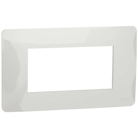 SCHNEIDER Unica Studio - Plaque De Finition - Blanc - 4 Modules (NU210418) 3 SCHNEIDER Unica Studio - Plaque De Finition - Blanc - 4 Modules (NU210418)