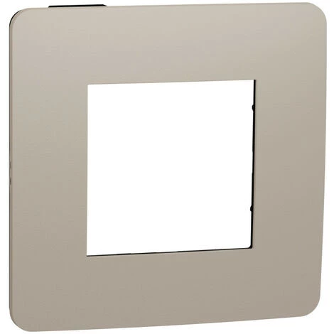 SCHNEIDER Unica Studio Color - Plaque De Finition - Taupe Liseré Anthracite - 1 Poste (NU280228) 3 SCHNEIDER Unica Studio Color - Plaque De Finition - Taupe Liseré Anthracite - 1 Poste (NU280228)