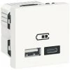 SCHNEIDER Unica - Chargeur USB Double - 5Vcc - 2,4A Type A+C - 2 Modul - Blanc - Méca Seul (NU301818) 1 SCHNEIDER Unica - Chargeur USB Double - 5Vcc - 2,4A Type A+C - 2 Modul - Blanc - Méca Seul (NU301818) -SCHNEIDER Soldes 31840752 1