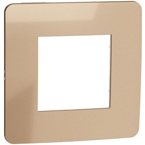SCHNEIDER Unica Studio Métal - Plaque De Finition - Cuivre Liseré Blanc - 1 Poste (NU280257) 3 SCHNEIDER Unica Studio Métal - Plaque De Finition - Cuivre Liseré Blanc - 1 Poste (NU280257)