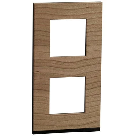 SCHNEIDER Unica Pure - Plaque De Finition - Chêne Liseré Anthracite - 2 Postes Verticaux (NU6004V84) 3 SCHNEIDER Unica Pure - Plaque De Finition - Chêne Liseré Anthracite - 2 Postes Verticaux (NU6004V84)