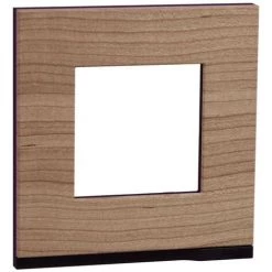 SCHNEIDER Unica Pure - Plaque De Finition - Chêne Liseré Anthracite - 1 Poste (NU600284)